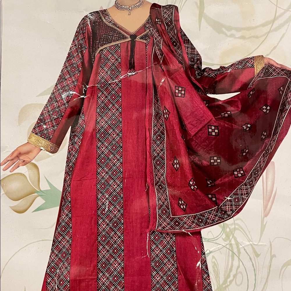 Dress and Scarf - Size:Medium